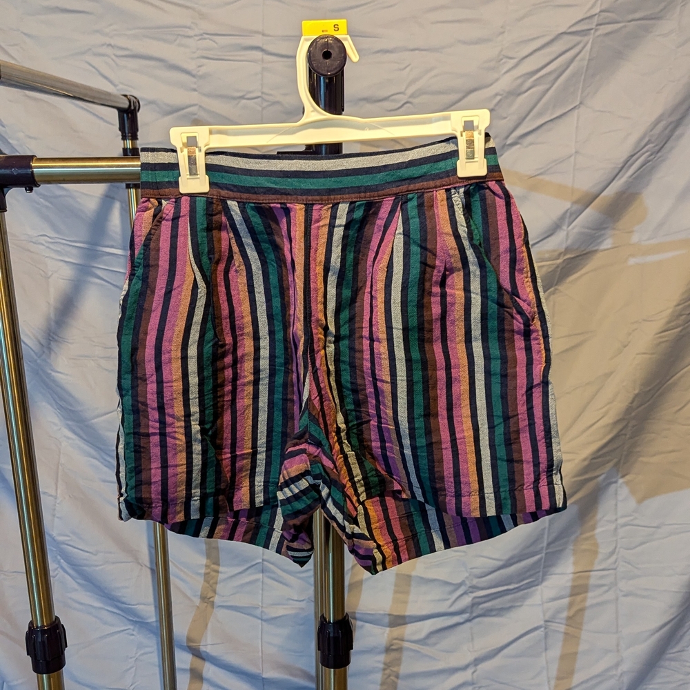 Colorful Striped Shorts